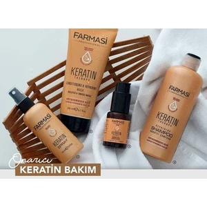 Keratin Onarıcı Şampuan +  Maske + Sprey + Serum Bakım Seti