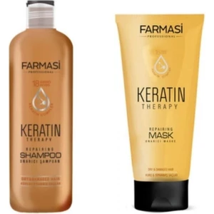 Professional Keratin Therapy Onarıcı Şampuan+Keratin Therapy Onarıcı Saç Maskesi