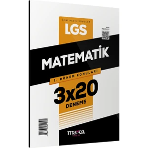 Marka Yayınları 2025 LGS 1. Dönem Konuları Matematik 3 Deneme