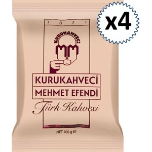Kurukahveci Mehmet Efendi Türk Kahvesi 4x100gr