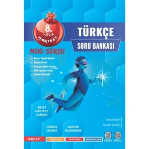 Nartest Yayınevi 8. Sınıf Mod Türkçe Soru Bankası