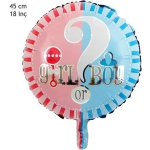 My Party Ready Girl Or Boy Folyo Balon 45 cm Cinsiyet Partisi