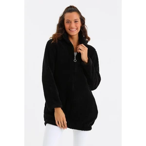 Fermuarlı Dik Yaka Welsoft Mont DS23KB235905