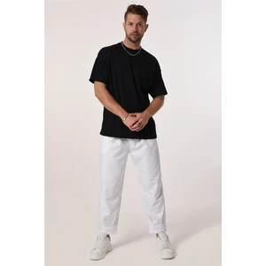 R-5610 Bisiklet Yaka Tek Cep Oversize Kaşkorse Tişört