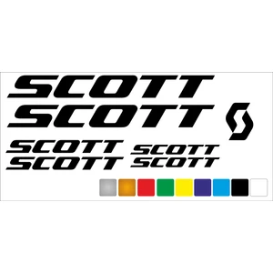 Oto Sticker Scott Bisiklet Kadro Sticker Seti Premium Kalite