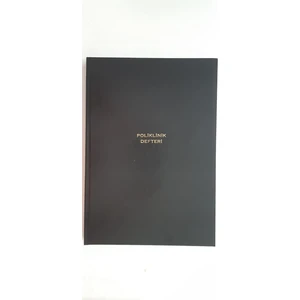 Kültür Matbaası Poliklinik-Protokol Defteri Dikey Ebat 400 Sayfa Bez Ciltli