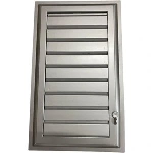 Plastik Menfez 25X45 Gümüş Banyo Wc Havalandırma