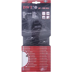 Dwt SP-320SLL Dikdörtgen Delikli Zımpara Kağıdı 115X280MM 320 Kum