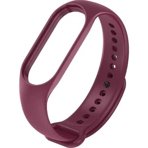 Case 4U Xiaomi Mi Band 7 Akıllı Bileklik Klasik Silikon Kordon Koyu Bordo