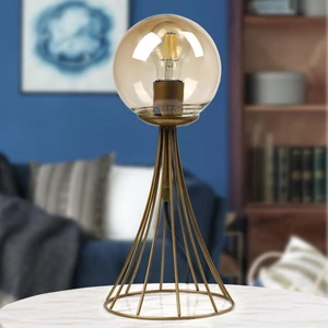 Lapis Masa Lambası Eskitme Bal Cam