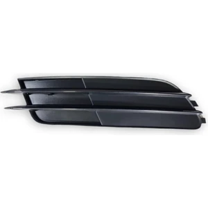 Audi A6 2011-2014 Ön Tampon Sol Alt Sis Izgara Kapağı Siyah 4G0807681