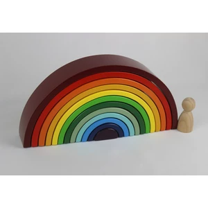 Aliwooden 1+ Yaşa Özel 12 Li Waldorf Gökkuşağı