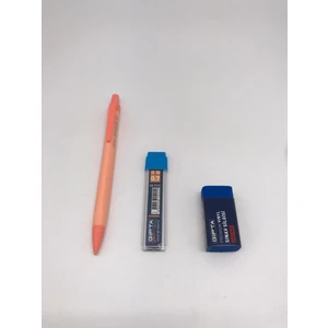 Pastel-X 0.7 Versatil Kalem + Gıpta 0.7 2b 60MM Uc + Gıpta Premium Mavi Sınav Silgisi
