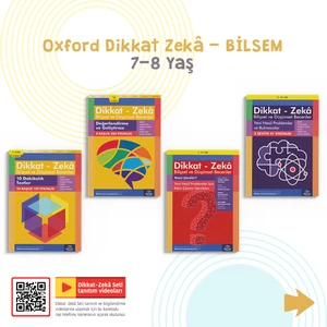 Oxford Dikkat Zeka - Bilsem (7-8 Yaş) On Dakikalık Testler (7 - 8 Yaş) - Bilişsel ve Düşünsel Beceriler