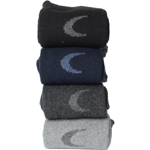 4'lü Erkek Lambswool Trekking Çorap Karışık Renk
