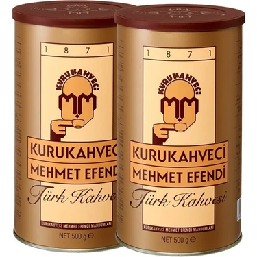 Kurukahveci Mehmet Efendi  Teneke Türk Kahvesi 500 gr 2