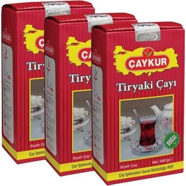 Çaykur Tiryaki Çay 1 kg x 3