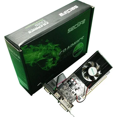 Seclife Seclife Nvidia 2gb Geforce GT610 Ddr3 64 Bit HDMI DVI VGA Lp Single