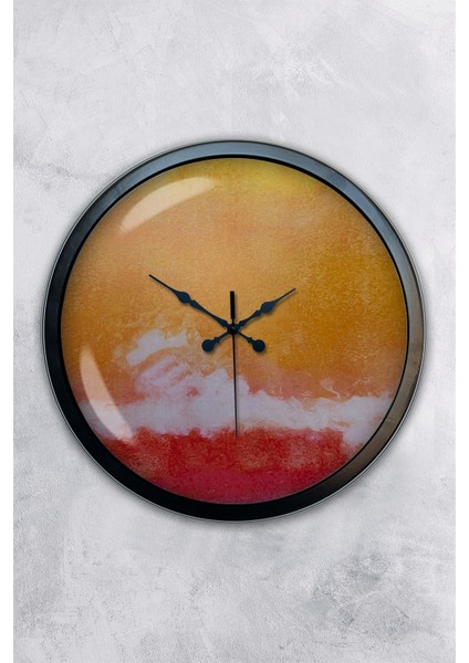 40 cm Siyah Metal Cool Duvar Saati