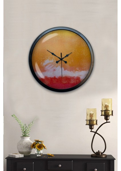 40 cm Siyah Metal Cool Duvar Saati fiyatları