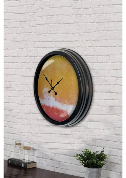 40 cm Siyah Metal Cool Duvar Saati fırsatları