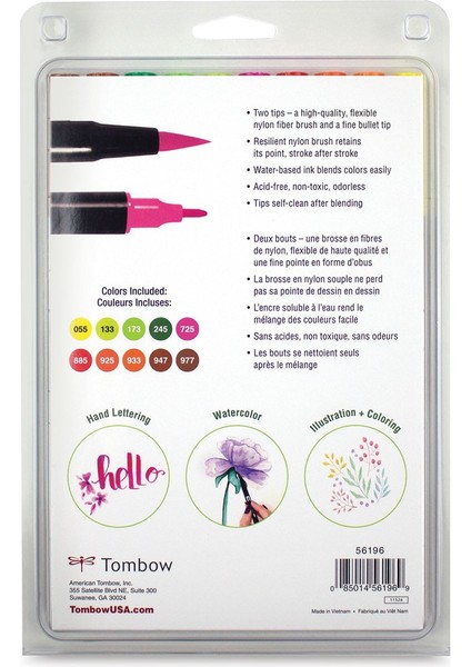 : Ab-T Dual Brush Pen Grafik Kalem Seti : Narenciye Renkleri (10 Renk) fiyatları