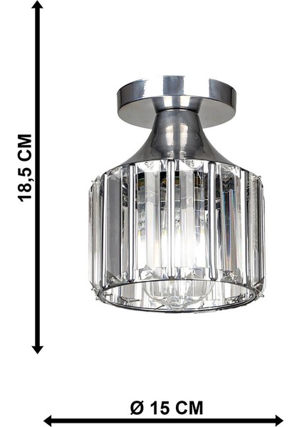 Arel Tavan Montaj Tekli Avize Krom indirimleri