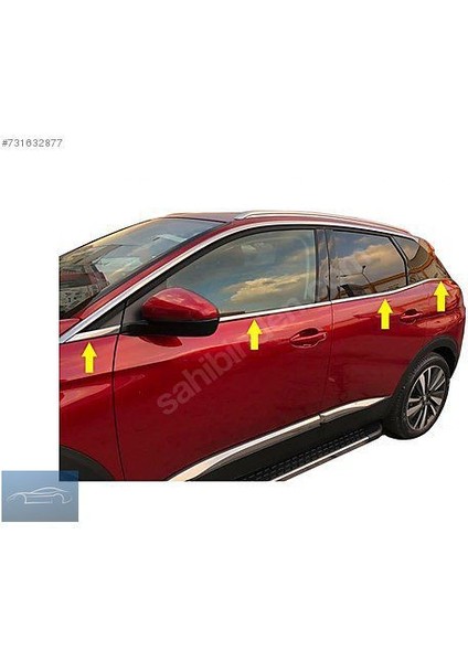 Peugeot 3008 2016-2019 Krom Set Full 4 Lü Set