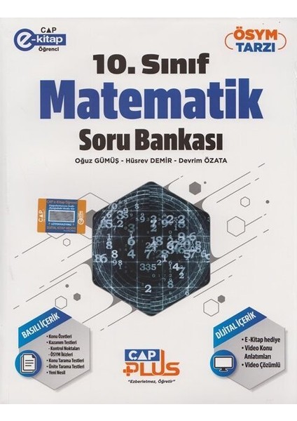 Çap Yayınları Çap Yayınları 10. Sınıf Matematik Soru Bankası 2023