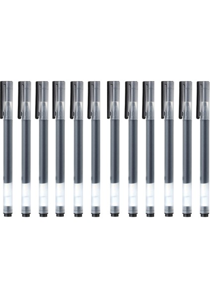 12 Adet Süper Dayanıklı Yazma Jel Kalem Seti (Yurt Dışından)