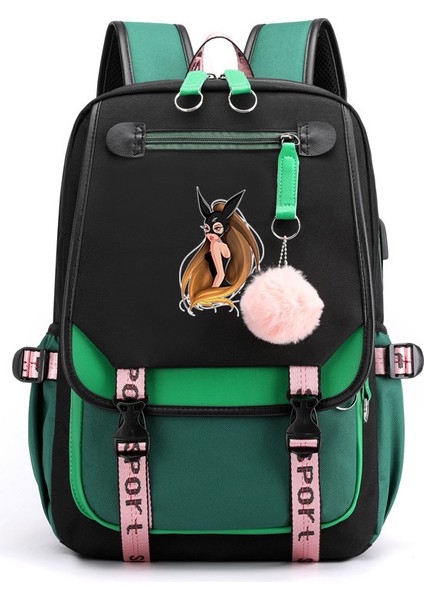 Sevimli Kürk Topu Okul Çantalı Öğrenci Sırt Çantası (Yurt Dışından)