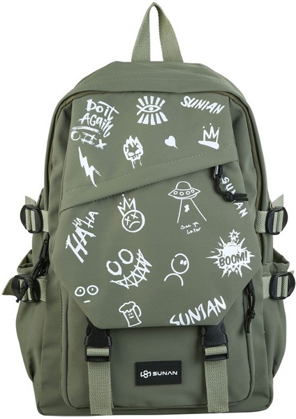 Kişilik Grafiti Öğrenci Okul Çantası (Yurt Dışından)
