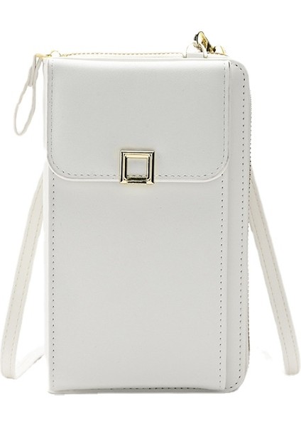 Kadın Crossbody Çanta Omuz Çantası Çok Fonksiyonlu Uzun Cüzdan (Yurt Dışından)