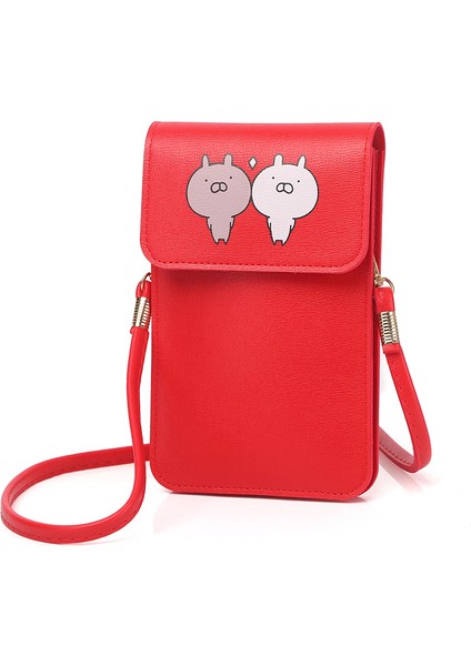Kadın Cep Telefonu Çantası Çapraz Dikey Cüzdan (Yurt Dışından)