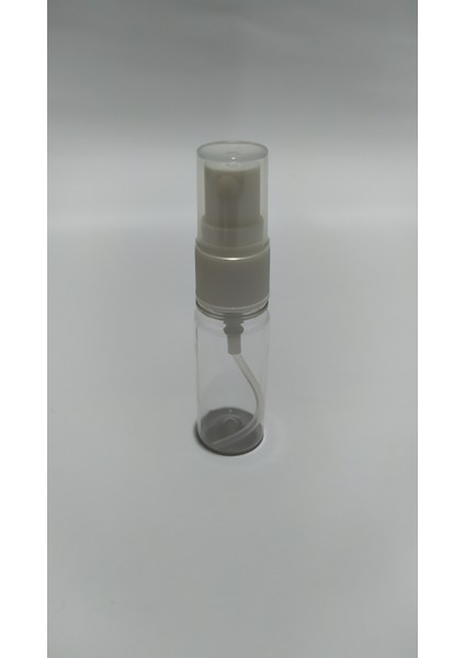 8 ml Beyaz Sprey Başlıklı Kolonya Likit Dezenfektan Fısfıs Şişesi (100 Adet)