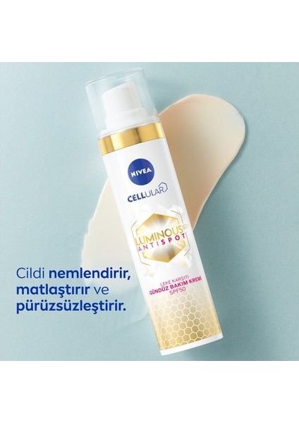 NIVEA Luminous630 Leke Karşıtı Gündüz Yüz Kremi 40ml ve Luminous630 Leke Karşıtı Gece Kremi 50ml