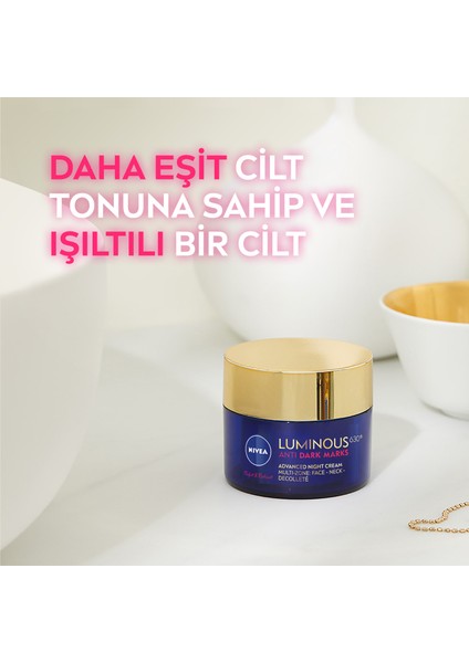 Luminous630 Leke Karşıtı Gündüz Yüz Kremi 40ml ve Luminous630 Leke Karşıtı Gece Kremi 50ml