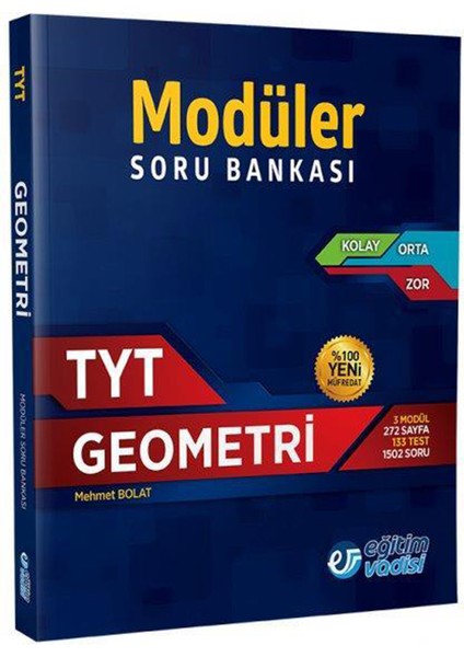 Eğitim Vadisi Yayınları TYT Geometri Modüler Soru Bankası