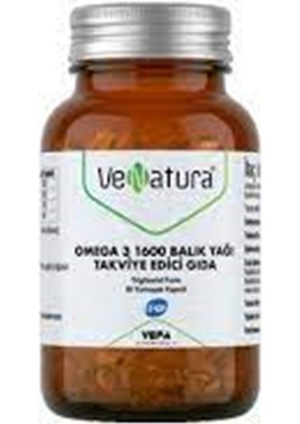 Omega 3 1600 Balık Yağı 30 Kapsül (Mıad:07/2024)