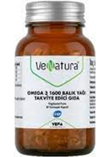 Omega 3 1600 Balık Yağı 30 Kapsül (Mıad:07/2024)