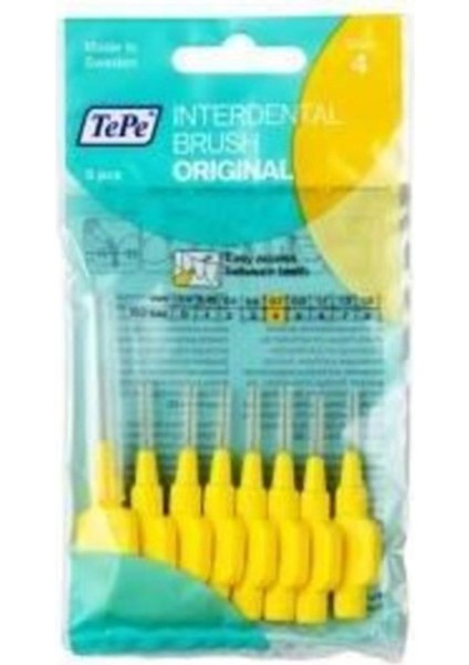 Arayüz Fırçası 0.7 Mm Sarı 8'Li