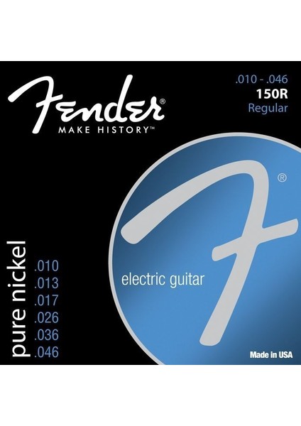 0730150406 Fender 150R Elektro Gitar Teli 010-046 Regular