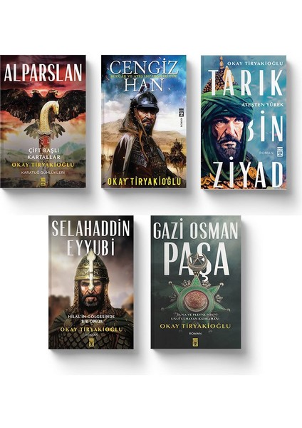 Timaş Yayınları Okay Tiryakioğlu Komutanlar Seti (5 Kitap)