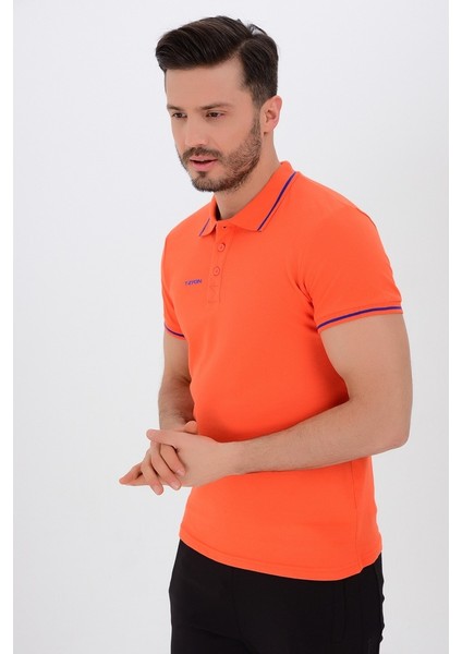 Beta Pamuklu Turuncu Polo T-Shirt