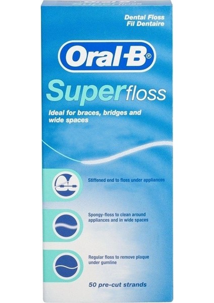 Diş Ipi Super Floss 50 Adet