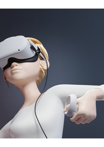 712 USB-A to USB-C 5 Metre Fiber Optik Şarj/Data Kablosu - Oculus Quest 2 ve 10 Gbps Destekli - Siyah - Y2111 (Anker Türkiye Garantili)