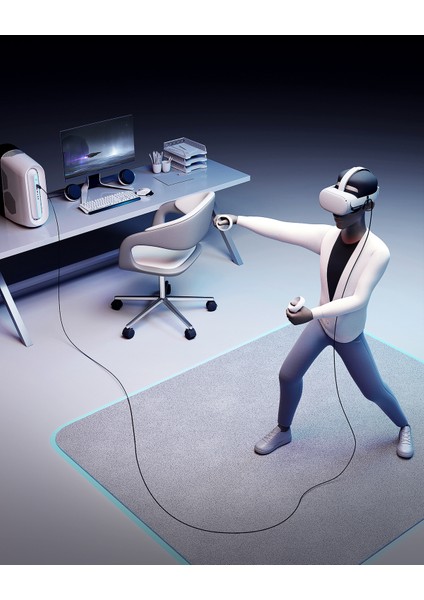 712 USB-A to USB-C 5 Metre Fiber Optik Şarj/Data Kablosu - Oculus Quest 2 ve 10 Gbps Destekli - Siyah - Y2111 (Anker Türkiye Garantili)