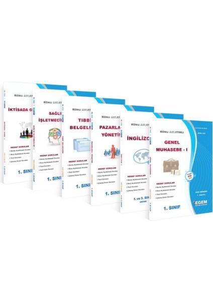 AÖF 1. Sınıf Sağlık Yönetimi Set Güz Dönemi 1. Yarıyıl