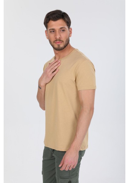 Oversize Fit Pamuklu Kısa Kollu Basic Uniseks Pis Yaka Tişört modelleri