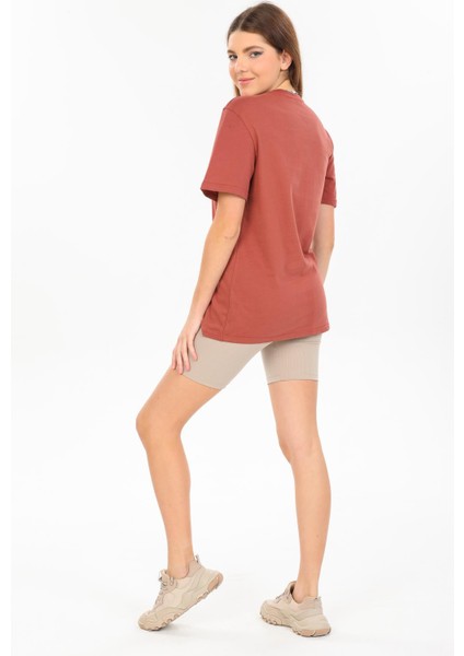 Oversize Fit Pamuklu Kısa Kollu Basic Uniseks Kadın Erkek Tişört